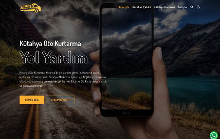Kütahya Oto Kurtarma Web Tasarım