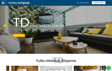 Tutku Mobilya Web Tasarım