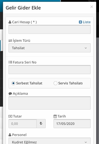Halı Yıkama Takip Programı