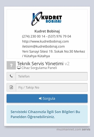 Teknik Servis Programı